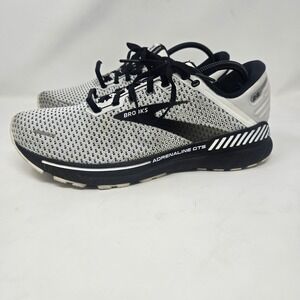 Brooks Adrenaline GTS 22 Mens Running Shoes Black White 1103661D135 Size 10